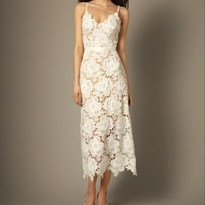 Catherine Deane BHLDN white Frida dress size 10 guipure lace